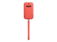 Bild von APPLE iPhone 12 mini Leather Sleeve with MagSafe Pink Citrus