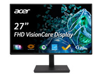ACER Moniteur Ergonomique Vero B277Gbmiprzx 27p LED IPS 16:9 FHD 120Hz HDMI/DP 75Hz VGA Dalle VGA HDMI DP 3ans échange sur site