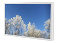 HI-ND Wall Casing 75inch Landscape for Samsung LG & Philips Polycarbonate protection White