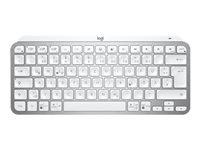 LOGITECH MX Keys Mini Minimalist, Wireless, Illuminated, Keyboard - PALE GREY - INTNL (US)