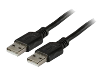 Bild von EFB USB2.0 Anschlusskabel Typ A Stecker auf Typ A Stecker Classic Schwarz 0,5m