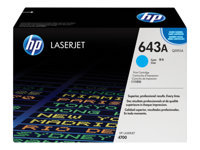 Bild von HP 643A Colour LaserJet Original Toner cyan Standardkapazität 10.000 Seiten 1er-Pack