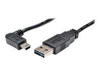 Bild von EATON TRIPPLITE Universal Reversible USB 2.0 Cable Reversible A to Right-Angle 5Pin Mini B M/M 6ft. 1,83m