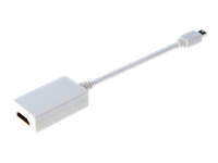 Bild von ASSMANN DisplayPort Adapterkabel mini DP - HDMI Typ A St/Bu 0,15m DP 1.1a kompatibel CE we