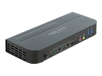 Bild von DELOCK DisplayPort 1.4 KVM Switch 8K 30Hz mit USB 3.0 und Audio