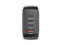 VERBATIM MINI GAN CHARGER 100W 4 PORT US/EU/UK ADP WCF (P)