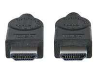 Bild von MANHATTAN High Speed HDMI 1.3 Kabel 10m schwarz 2 x HDMI 19-pol. Stecker Vernickelte Kontakte Vergossene Stecker Geschirmt