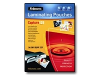 FELLOWES LAMINAT POUCH 65X95MM 125MIC 100PK