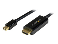 Bild von STARTECH.COM 2m Mini DisplayPort auf HDMI Konverterkabel - mDP zu HDMI Adapter mit Kabel Ultra HD 4K