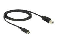 Bild von DELOCK Kabel USB Type-C 2.0 Stecker > USB 2.0 B Stecker 1,0 m schwarz