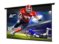 ELITE SCREENS 100H budget electric Screen H:125CM X B:222CM 16:9 with IR/low Voltage 3 way wall box