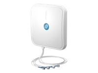 QUWIRELESS Tri-Band 2.4/5-7 GHz WiFi 6E/7 4x4 MIMO Panel N-Male Wall/Mast Antenna