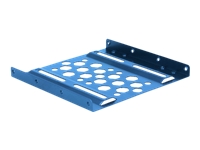 Bild von DELOCK Aluminium Einbaurahmen 6,4 zu 8,89cm 2.5Zoll zu 3.5Zoll blau