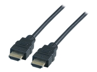 Bild von EFB HighSpeed HDMI Kabel mit Ethernet 4K30Hz A-A St-St 0,5m schwarz