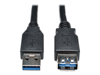 Bild von EATON TRIPPLITE USB 3.0 SuperSpeed Extension Cable - USB-A to USB-A M/F Black 3ft. 0,91m