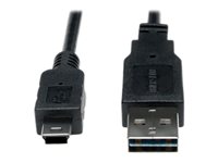 Bild von EATON TRIPPLITE Universal Reversible USB 2.0 Cable Reversible A to 5Pin Mini B M/M 6ft. 1,83m