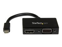 Bild von STARTECH.COM Reise A/V Adapter: 2-in-1 Mini DisplayPort auf HDMI oder VGA Konverter - mDP zu HDMI / VGA Adapter im kompakten Des