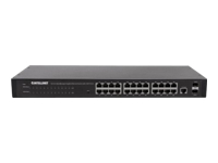 Bild von INTELLINET 24-Port Web-Managed Gigabit Ethernet Switch mit 2 SFP Ports 24 x 10/100/1000 Mbit/s RJ45 Ports + 2 x SFP, IEEE 802.3az