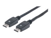 Bild von MANHATTAN DisplayPort Kabel 10 m DisplayPort-Stecker auf DisplayPort-Stecker schwarz