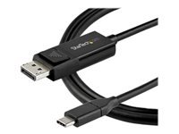 Bild von STARTECH.COM 1m USB-C auf DisplayPort-Kabel - 8K 30Hz - HBR3 - USB-C-Adapter - Thunderbolt 3-kompatibel - bidirektional