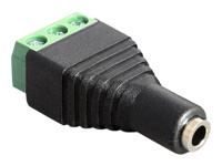 Bild von DELOCK Adapter Klinke Buchse 3,5 mm > Terminalblock 3 Pin