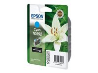 Bild von EPSON T0592 Tinte cyan Standardkapazität 13ml 1-pack blister ohne Alarm