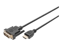 Bild von DIGITUS HDMI adapter cable type A-DVI 18+1 M/M 3m Full HD