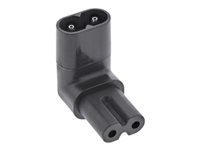 Bild von INLINE Netzadapter IEC 60320 C8 C7 obenunten gewinkelt 2pol.