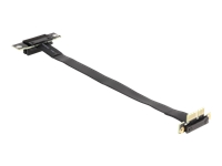 Bild von DELOCK Riser Karte PCI Express x1 Stecker 90 gewinkelt zu x1 Slot 90 gewinkelt mit Kabel 30cm