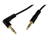 Bild von STARTECH.COM 30cm 3,5mm Klinke Audiokabel rechts gewinkelt - Stecker/Stecker - Klinkenkabel