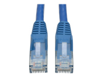 EATON TRIPPLITE Cat6, Gigabit, Snagless, Molded, UTP Ethernet Cable, RJ45, M/M, Blue, 1ft. 0.31m, 50Piece, Bulk Pack