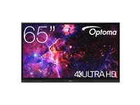 OPTOMA 3653RK ENI 65p 4K UHD 3840x2160 multitouch 40pts android/50pts Win 450cd/m2 8Go/64Go - 6ms - viewing angle 178 speakers