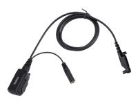 Bild von HYTERA PTT- und Mikrofonkabel zur Verwendung mit einem reinen Empfangs-Ohrhörer für HP5 HP6 HP7 PD6 X1 Serie und PDC680 PDM680 Z1p