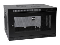 EATON TRIPPLITE 6U Wall Mount Rack Enclosure Server Cabinet Switch Depth Deep Rack cabinet wall mountable Black 6U 19