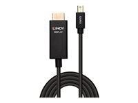 Bild von LINDY 0.5m Aktives Mini DisplayPort an H Verbindet Geräte mit MiniDP-Ausgang mit einem 4K60Hz HDMI Display