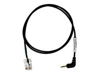 Bild von EPOS SENNHEISER RJ45-2,5mm Audiokabel für Anschluss von DECT-Headsets an Tischtelefone u.DECT-Mobilteile mit 2,5mm Klinke