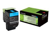 Bild von LEXMARK 702HC Toner cyan hohe Kapazität 3.000 Seiten 1er-Pack return program