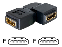 Bild von DELOCK Adapter HDMI Buchse > HDMI Buchse 90 Grad links