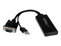 Bild von STARTECH.COM VGA auf  HDMI Adapter mit USB-Audio & -Stromversorgung – Mobiler VGA auf HDMI-Konverter – 1080p