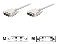 Bild von TECHLY DVI-D Single-Link Anschlusskabel schwarz 5m 2x DVI Digital DVI-D 18 + 1 Stecker