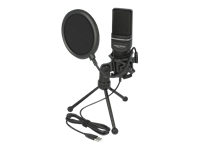 Bild von DELOCK USB Kondensator Mikrofon Set - für Podcasting, Gaming und Gesang