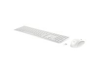 HP 650 Wireless Keyboard and Mouse Combo White