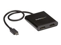 Bild von STARTECH.COM USB-C zu HDMI Multi-Monitor Splitter - Thunderbolt 3 kompatibel - 2 Port MST Hub