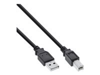 Bild von INLINE USB 2.0 Kabel A an B schwarz 2m
