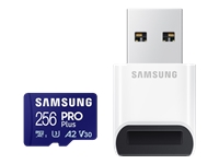Bild von SAMSUNG PRO Plus microSD 256GB Up to 180MB/s Read and 130MB/s Write speed with Class 10 4K UHD incl. Card reader 2023