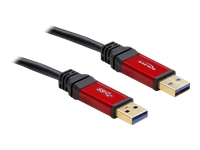 Bild von DELOCK Kabel USB 3.0 rot  A-A St/St 1.0m