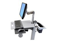 ERGOTRON Neo-Flex Mounting component handle rear basket plastic two-tone grey cart mountable for P/N 24-205-214 24-206-214