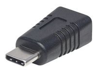 Bild von MANHATTAN USB Micro-B auf Typ C-Adapter Micro B-Buchse auf Typ C-Stecker USB 3.1 Gen1 schwarz