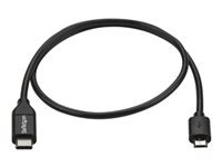 Bild von STARTECH.COM 0.5m USB-C Micro-B Kabel - USB 2.0 - USB-C zu Micro USB Ladekabel - Thunderbolt 3 kompatibel