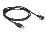 Bild von DELOCK Kabel USB 2.0 A Stecker > USB 2.0 B Stecker 90 G gewinkelt unten 1,5 m schwarz